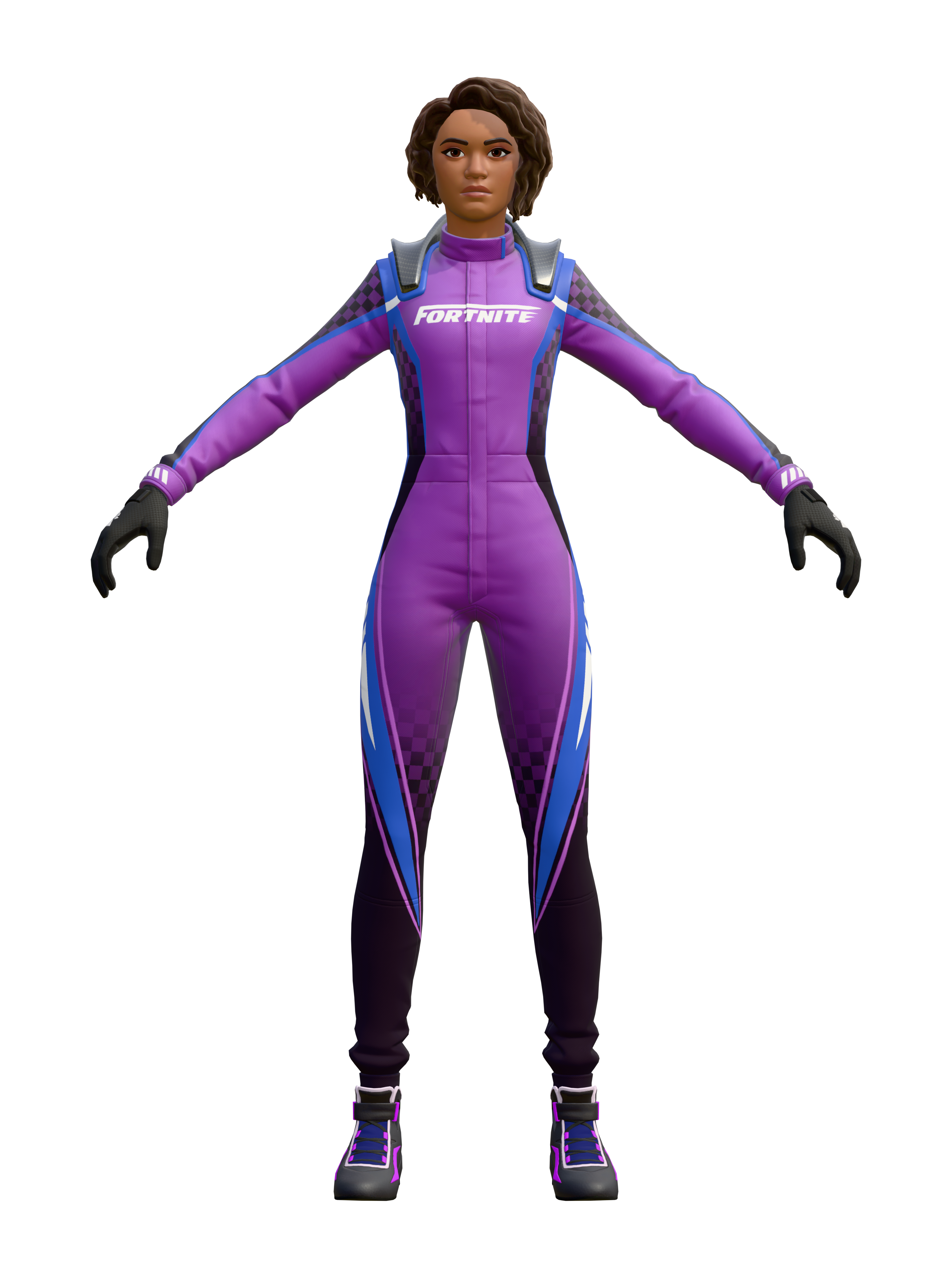 Schikane, transparenter 4K-Render