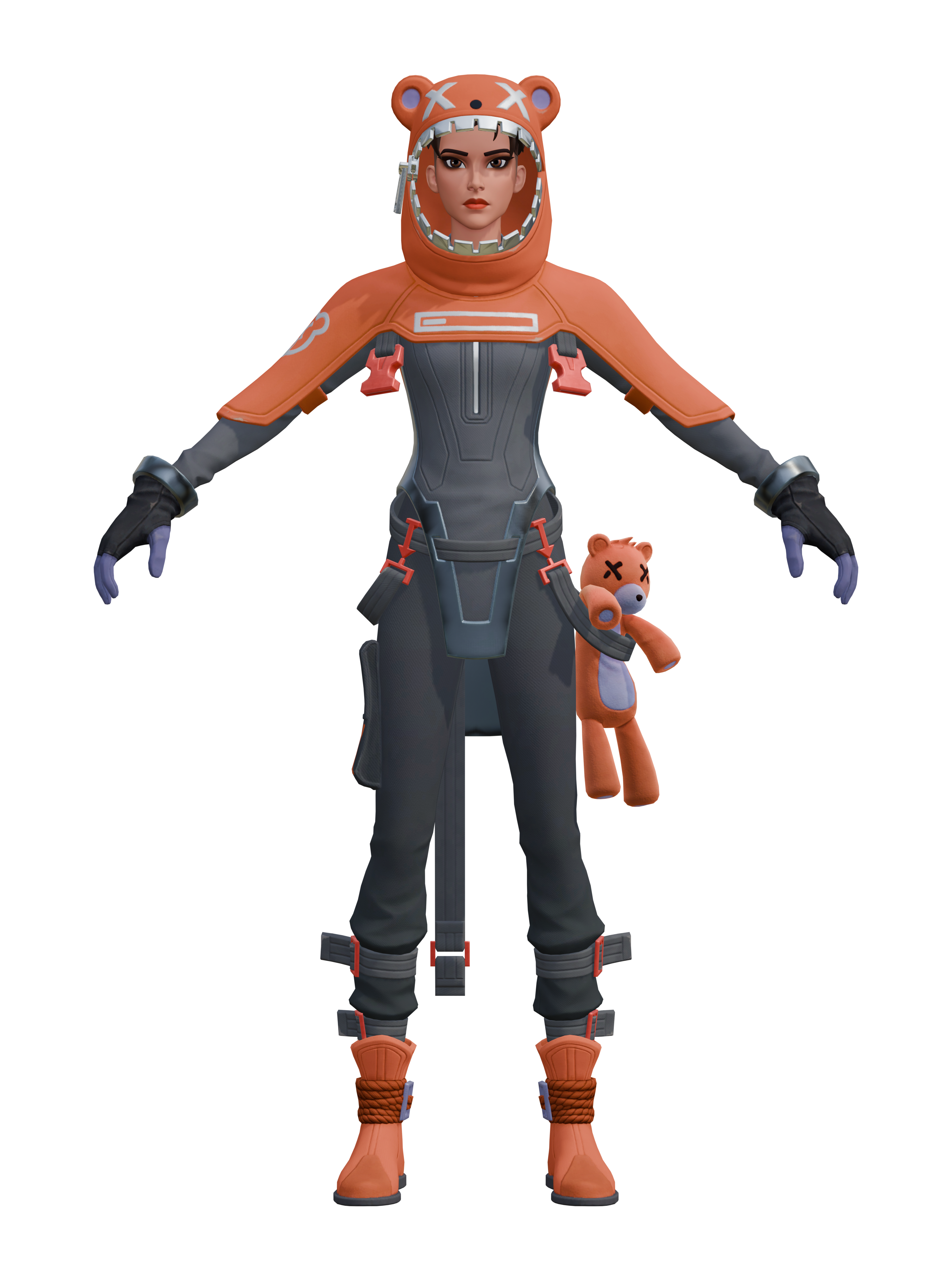 Úrsida, render 4K transparente