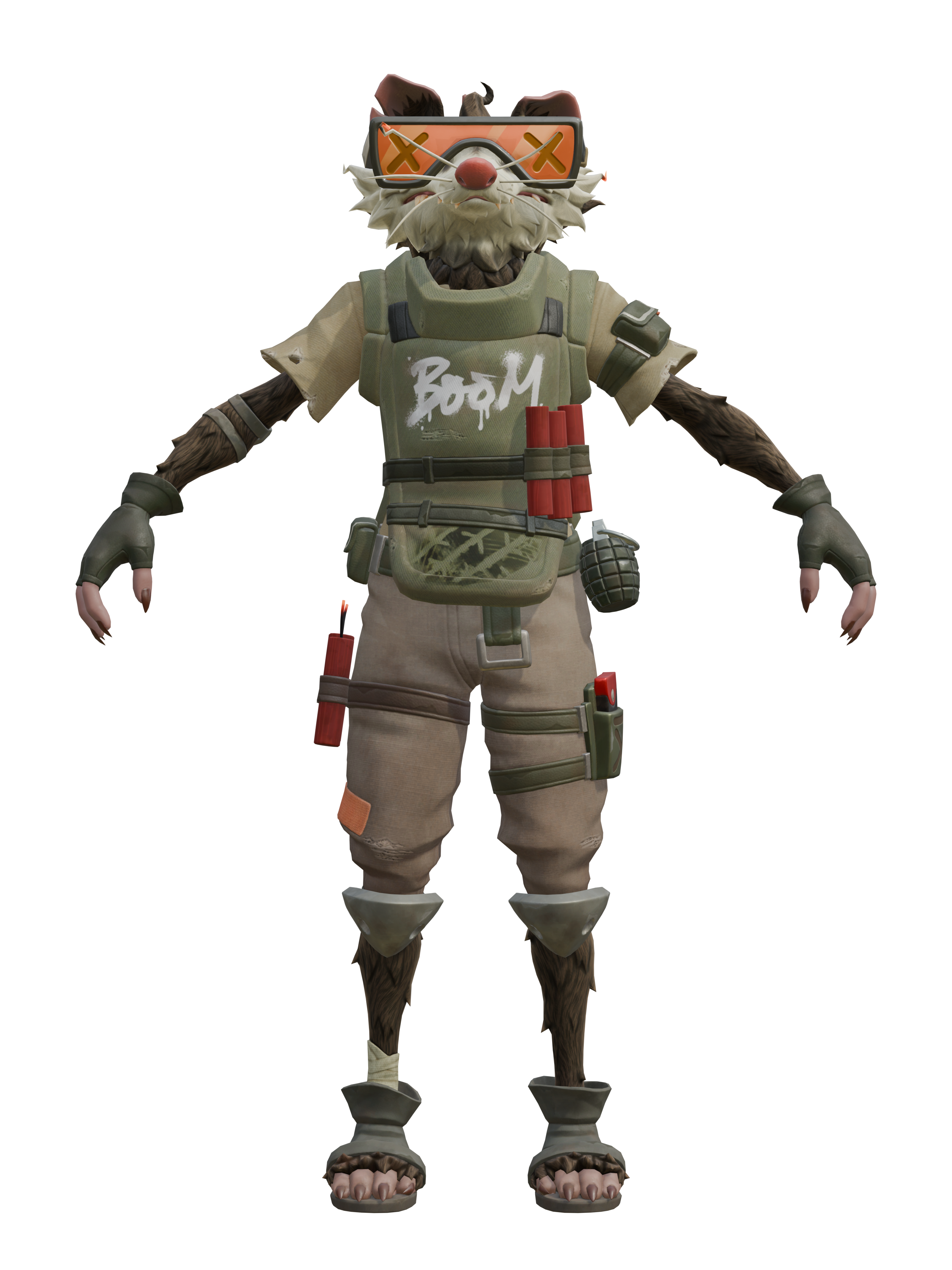 Skillet, 4K transparent render