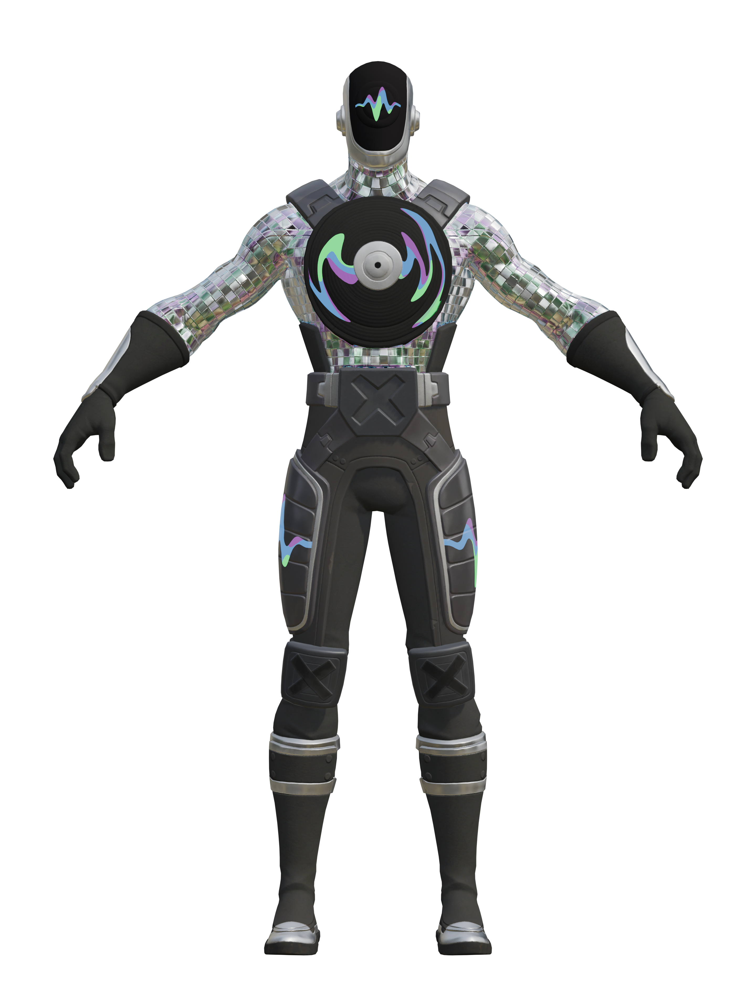 Beat Man, transparenter 4K-Render