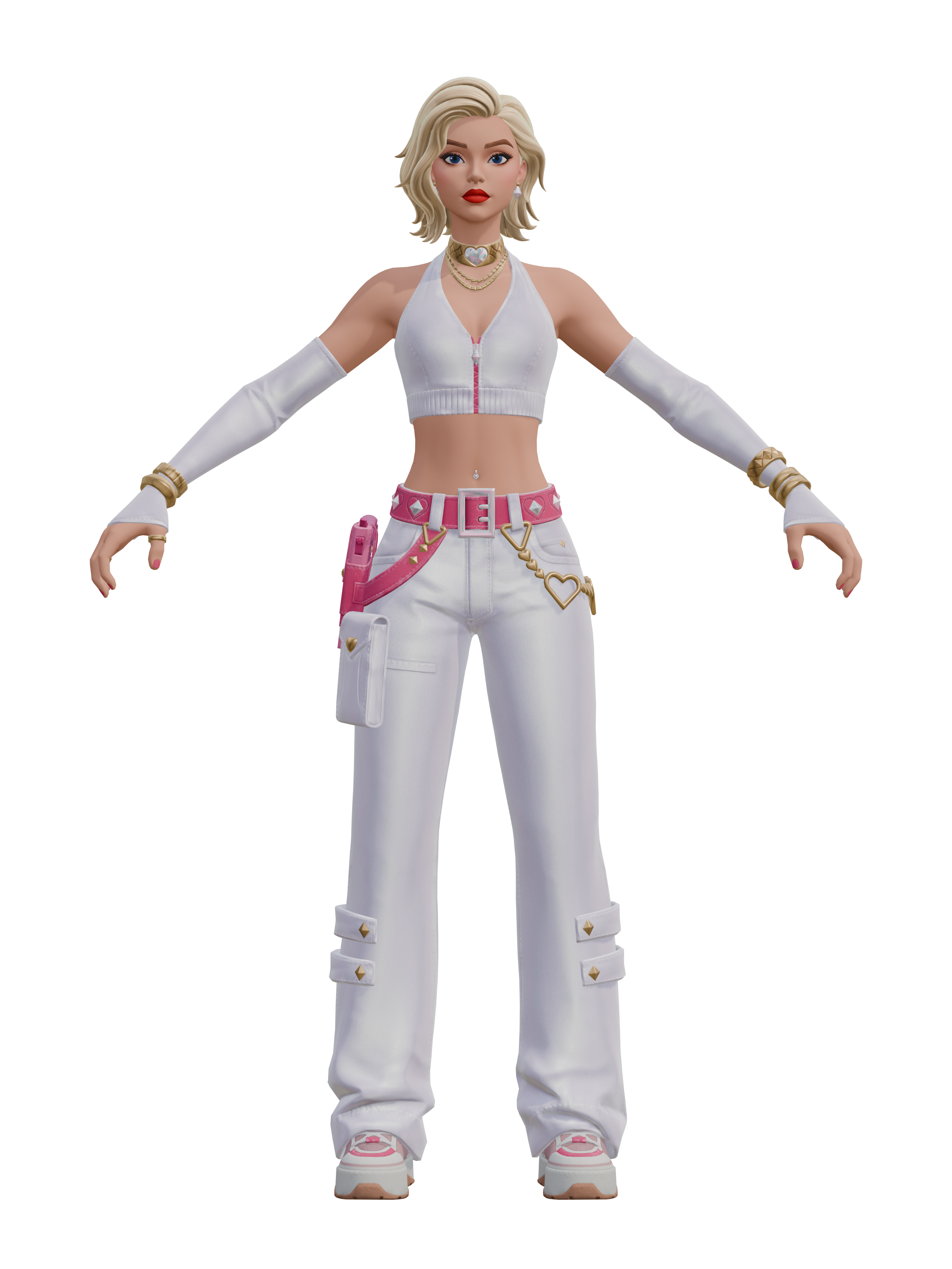 Cat Holloway, transparenter 4K-Render