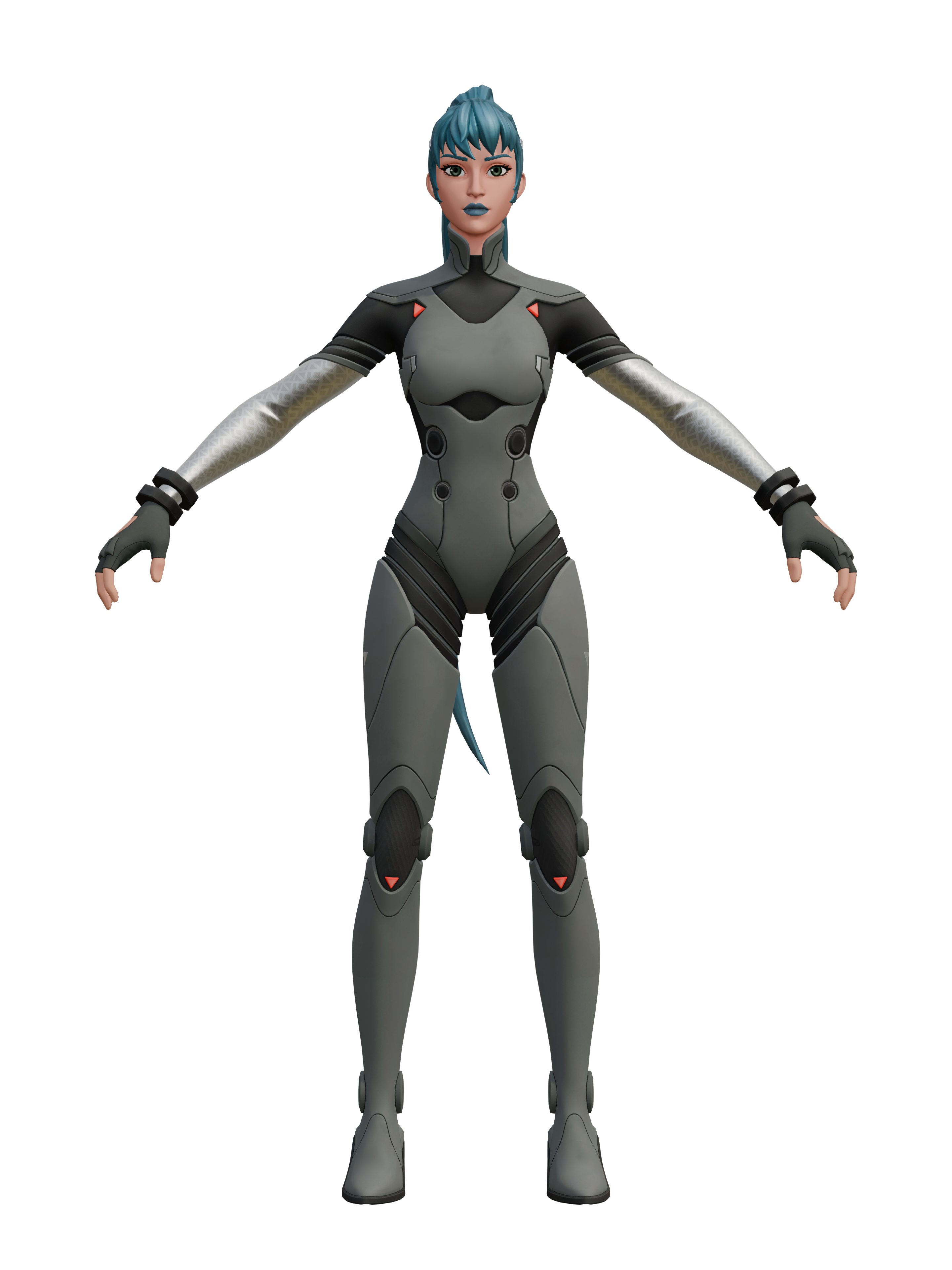 Capitana Hipatia, render 4K transparente