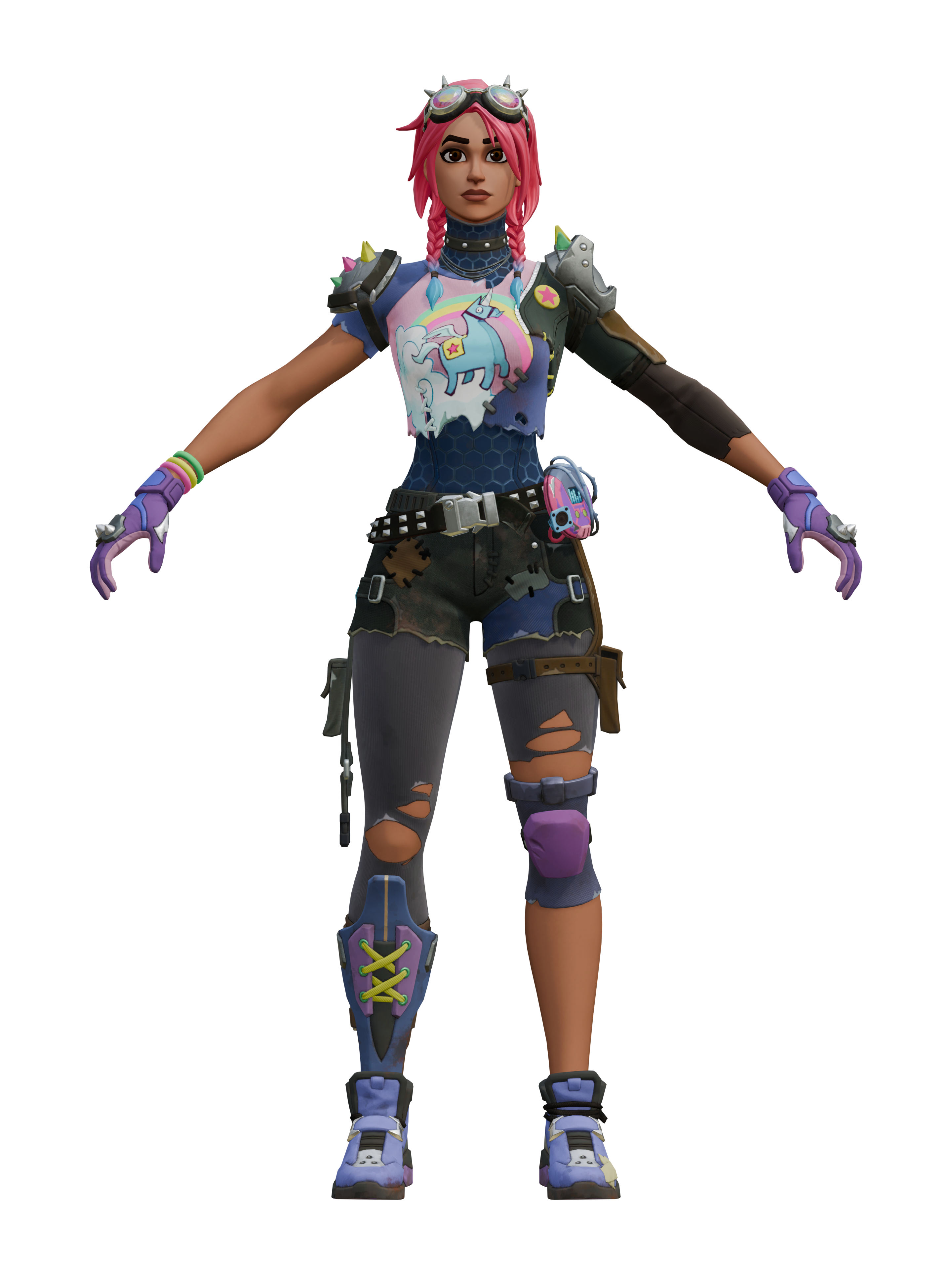Bombardera renegada, render 4K transparente