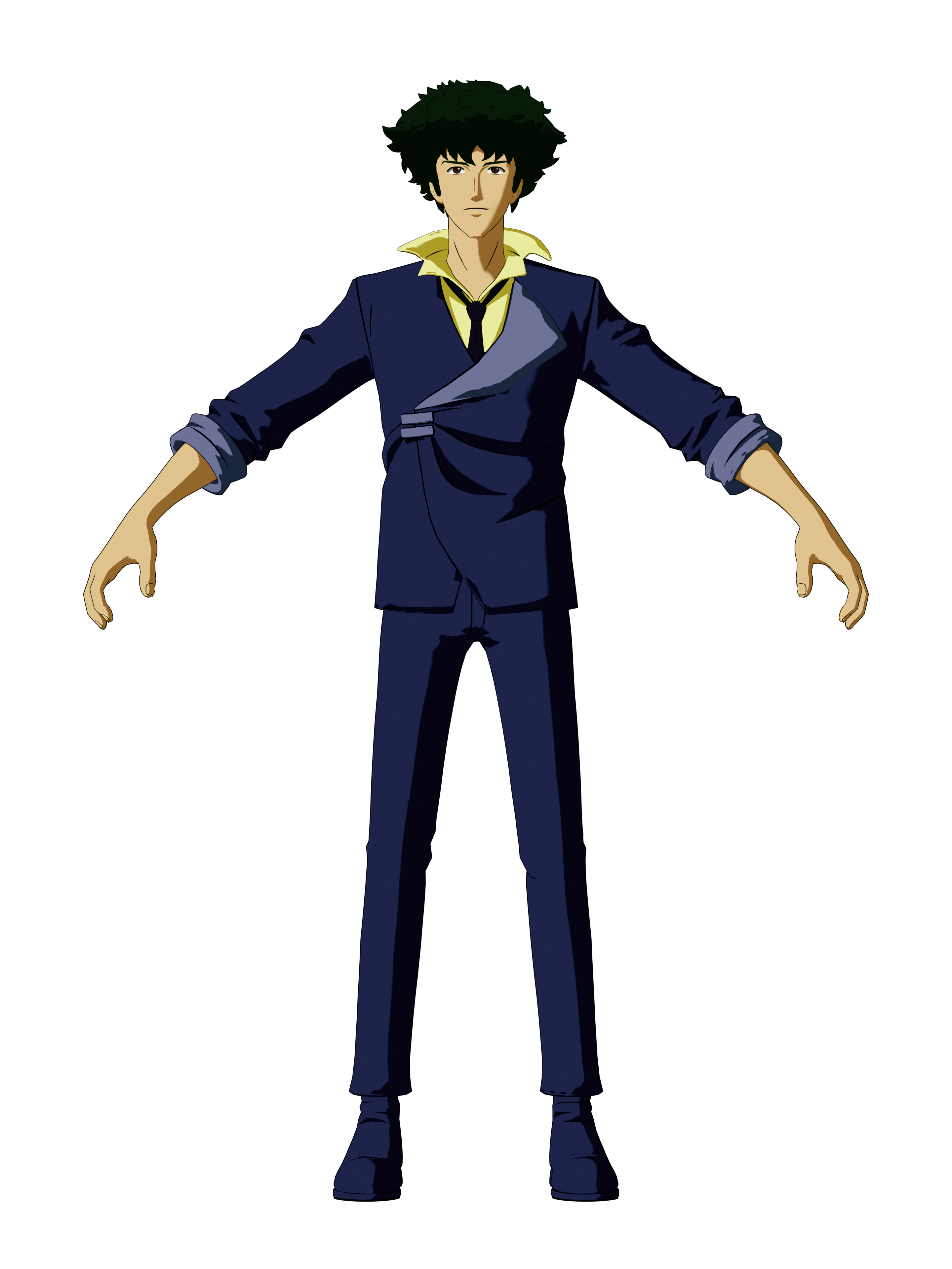 Spike Spiegel, 4K transparent render