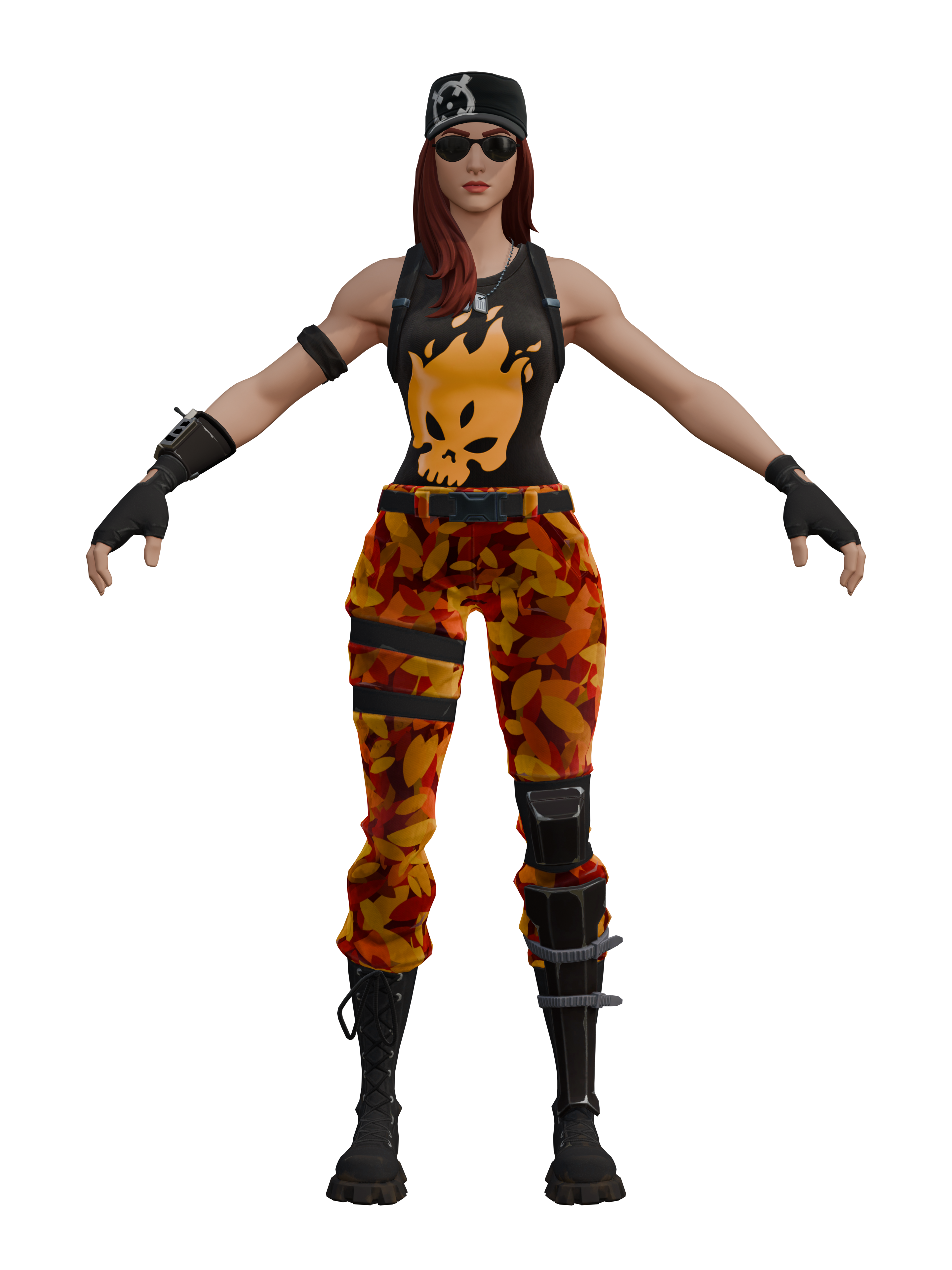 Álamo, render 4K transparente