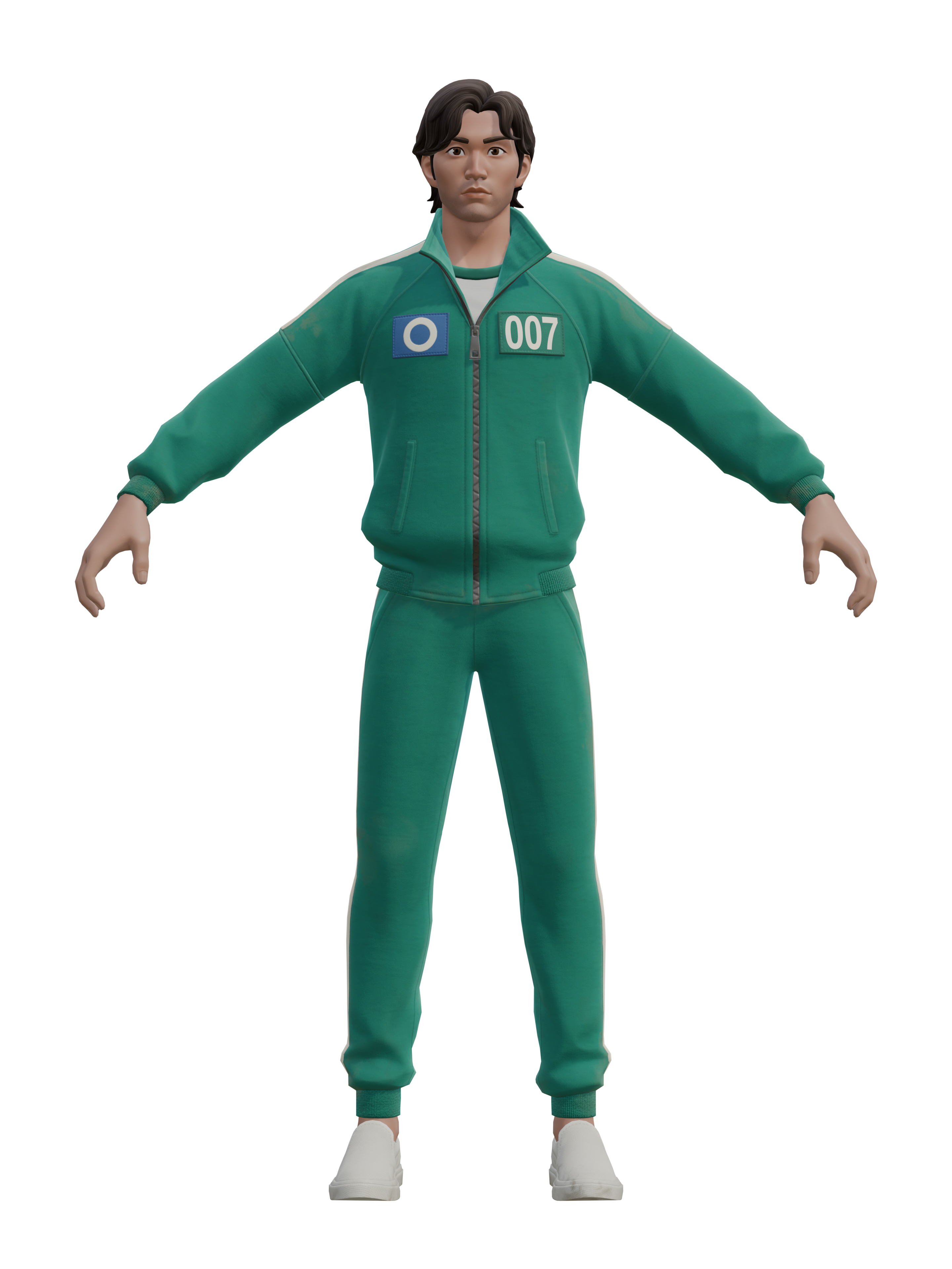 Defensor del ddakji, render 4K transparente