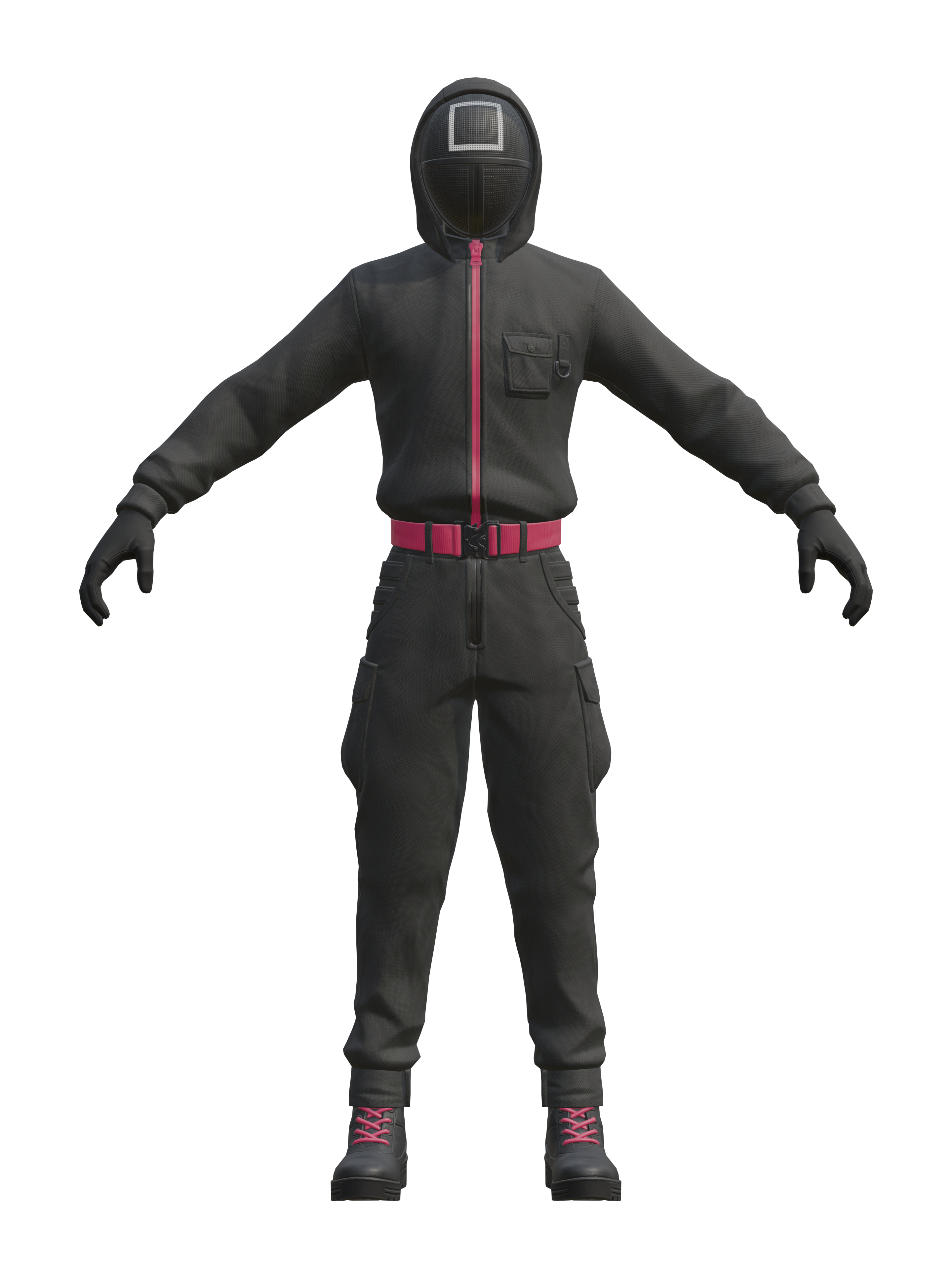 Director del juego, render 4K transparente