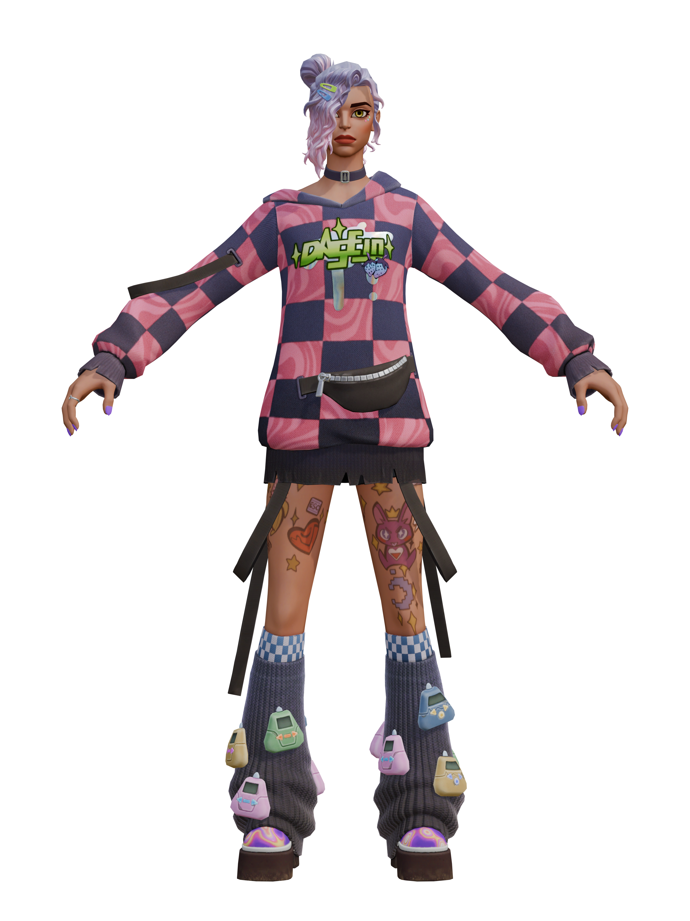 Ava, transparenter 4K-Render