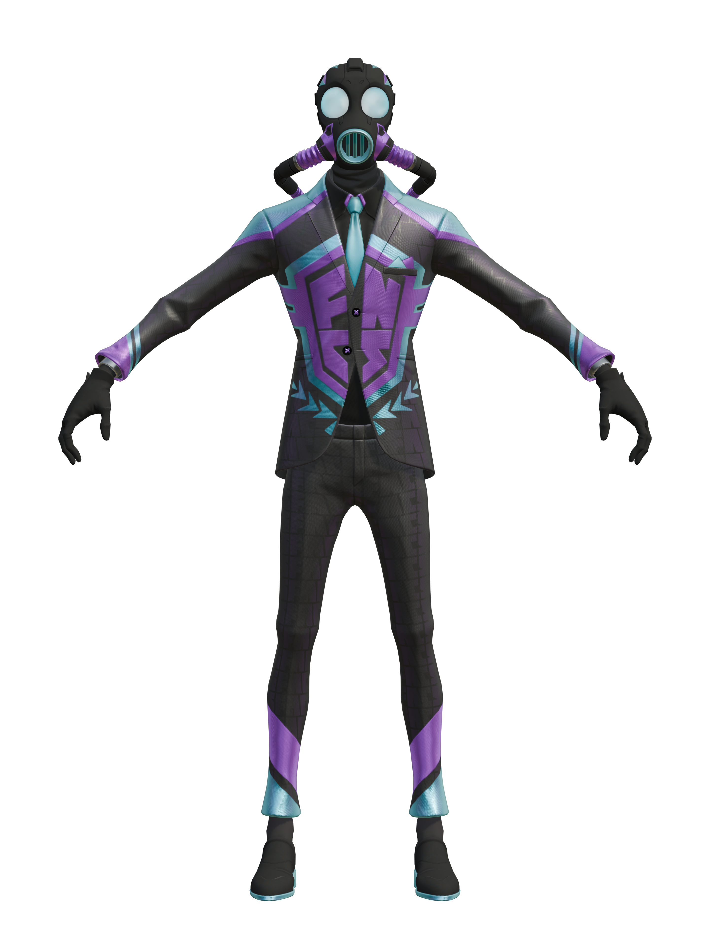Campeón del caos, render 4K transparente